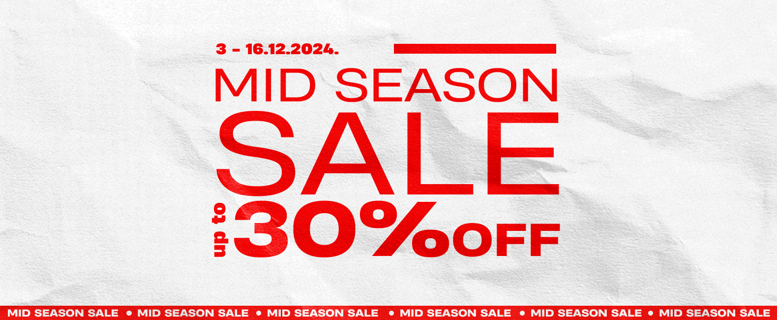 Mid season sale